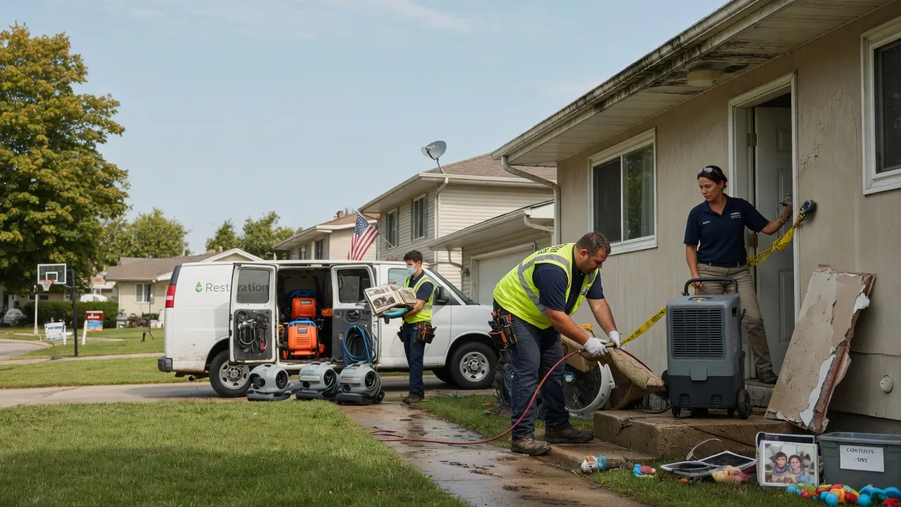 Water Damage Restoration in Rockland, WI near me